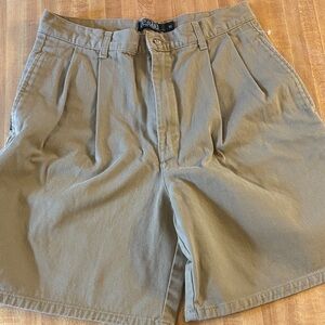 Polo by Ralph Lauren Women’s Beige Cotton Shorts NWOTS Size 16
